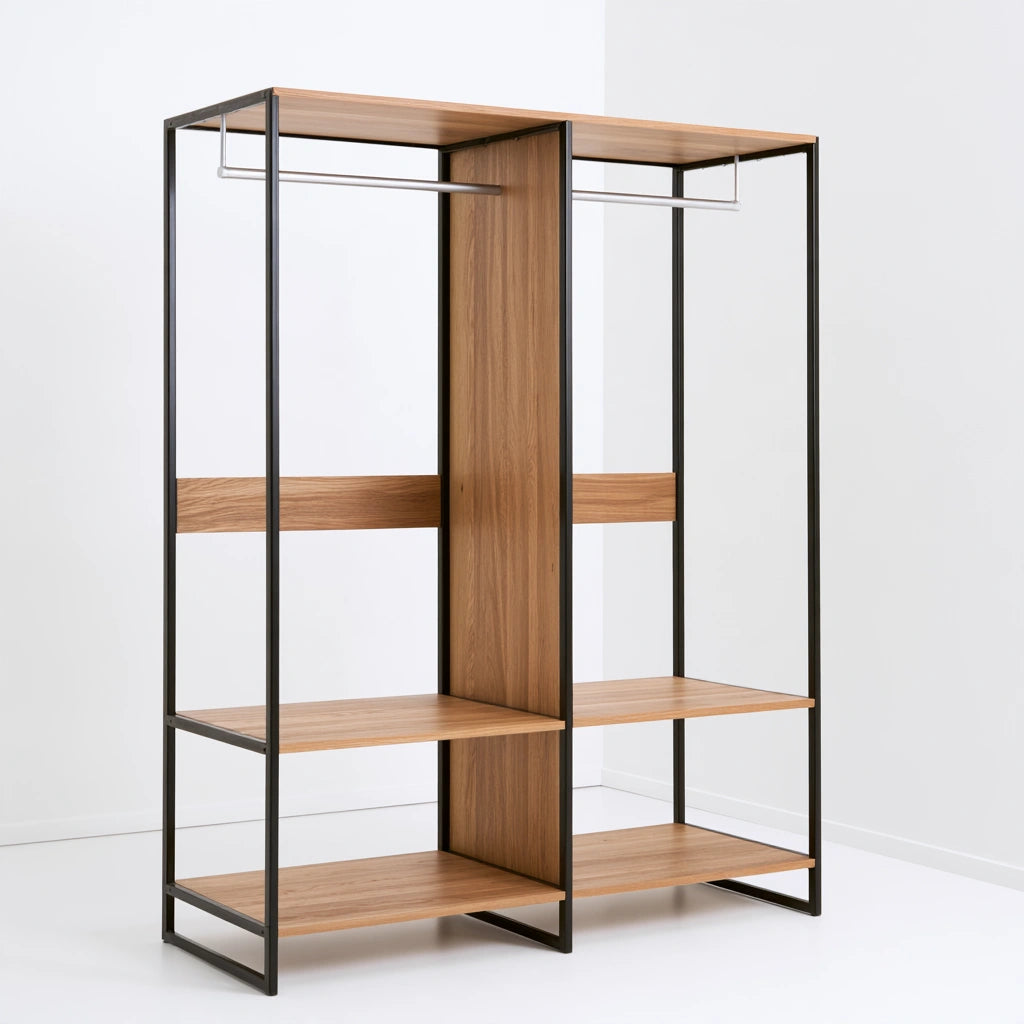 Organizer do przechowywania, z drewna w kolorze dębu, kolor: jasnobrązowy